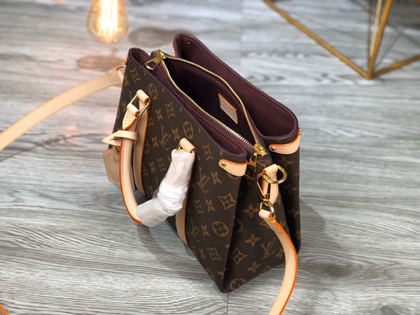 ルイヴィトンバッグ角部分ディテール